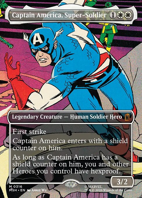 Captain America, Super-Soldier — art by Annie Wu