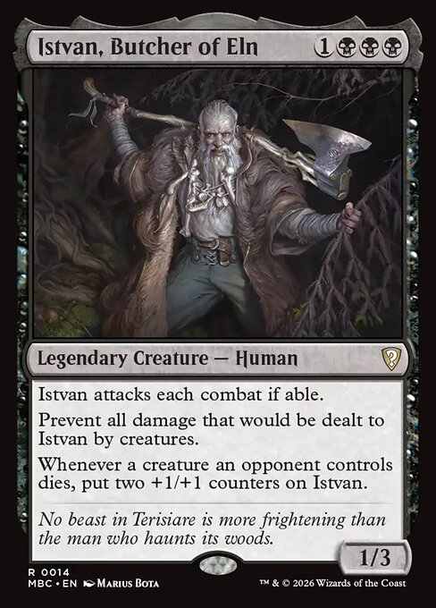 Istvan, Butcher of Eln — art by Marius Bota