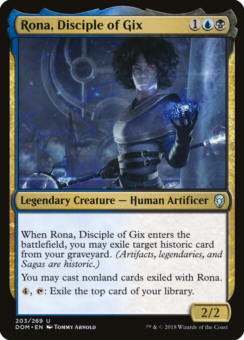 Rona, Disciple of Gix — art by Tommy Arnold