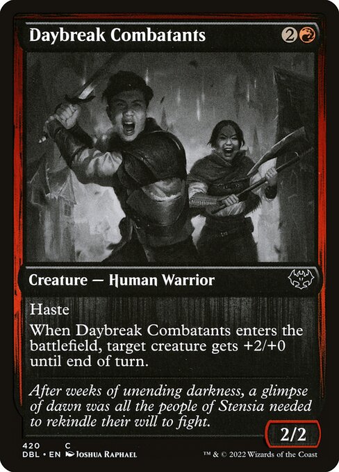 Daybreak Combatants — art by Joshua Raphael
