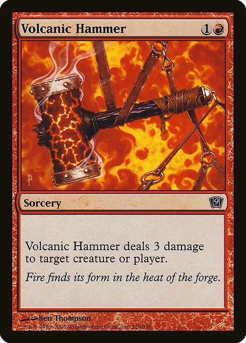 Volcanic Hammer — art by Ben Thompson