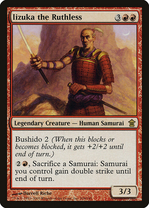 Iizuka the Ruthless — art by Darrell Riche