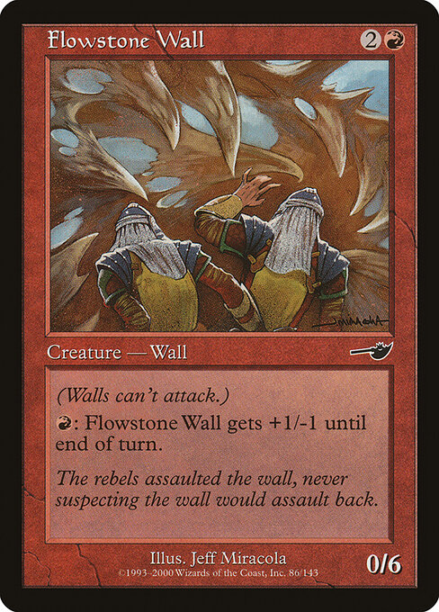 Flowstone Wall — art by Jeff Miracola