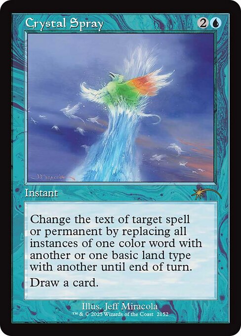 Crystal Spray — art by Jeff Miracola