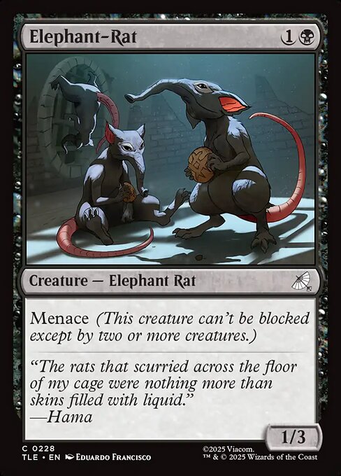 Elephant-Rat — art by Eduardo Francisco