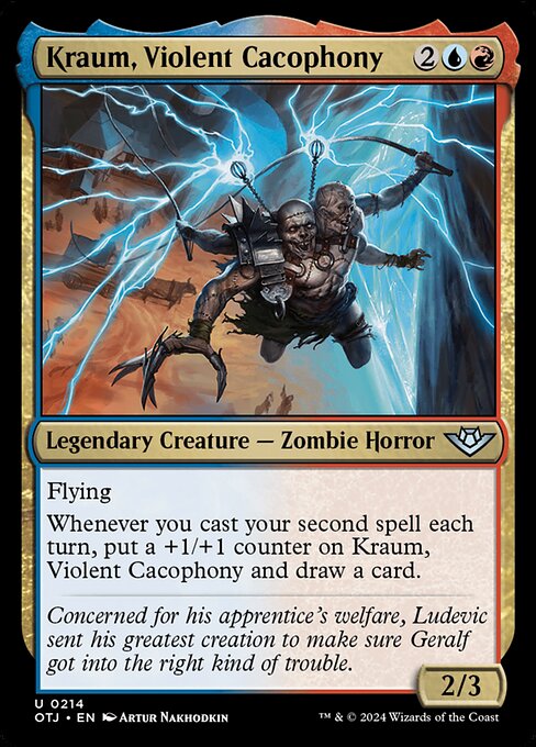 Kraum, Violent Cacophony — art by Artur Nakhodkin