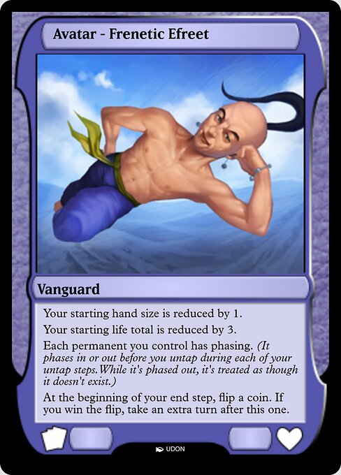 Frenetic Efreet Avatar — art by UDON