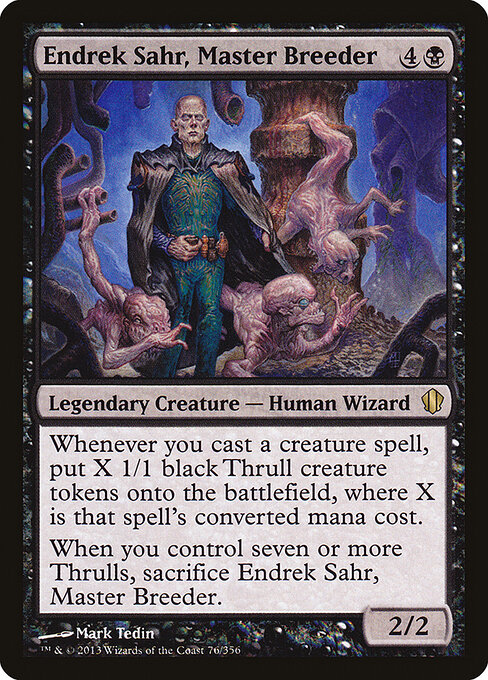 Endrek Sahr, Master Breeder — art by Mark Tedin