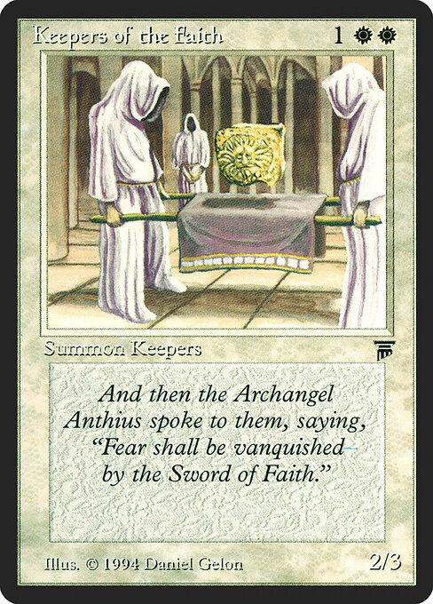 Keepers of the Faith — art by Daniel Gelon