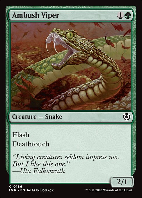 Ambush Viper — art by Alan Pollack