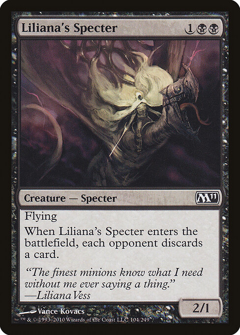 Liliana's Specter — art by Vance Kovacs