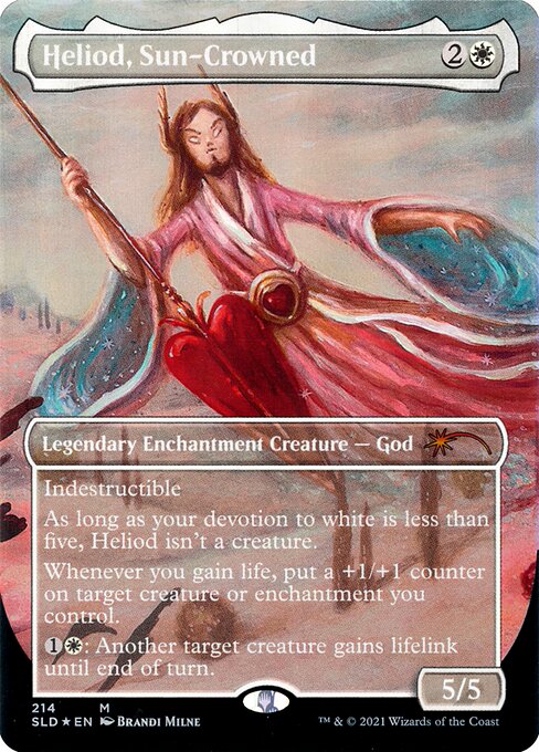 Heliod, Sun-Crowned — art by Brandi Milne