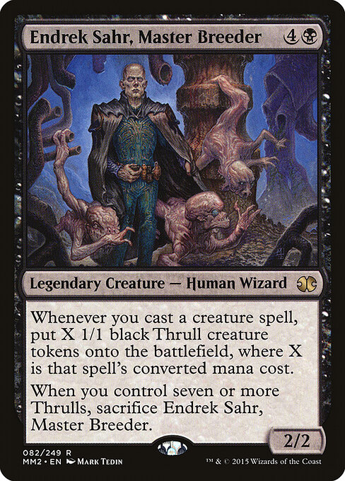 Endrek Sahr, Master Breeder — art by Mark Tedin