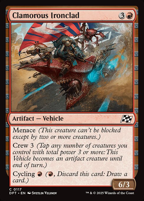 Clamorous Ironclad — art by Svetlin Velinov