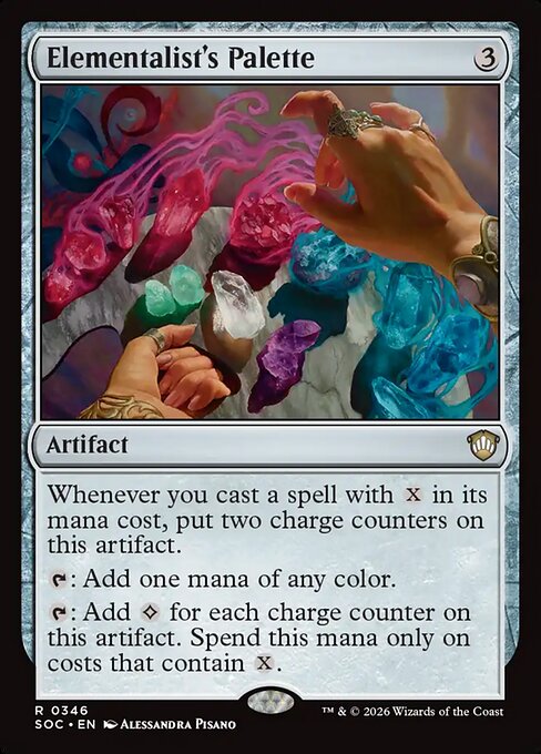 Elementalist's Palette — art by Alessandra Pisano