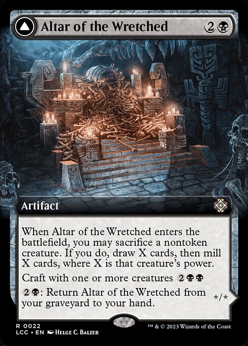 Altar of the Wretched // Wretched Bonemass — art by Helge C. Balzer