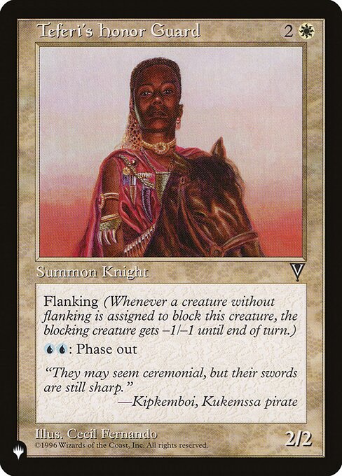 Teferi's Honor Guard — art by Cecil Fernando