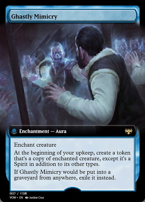 Mirrorhall Mimic // Ghastly Mimicry — art by Justine Cruz