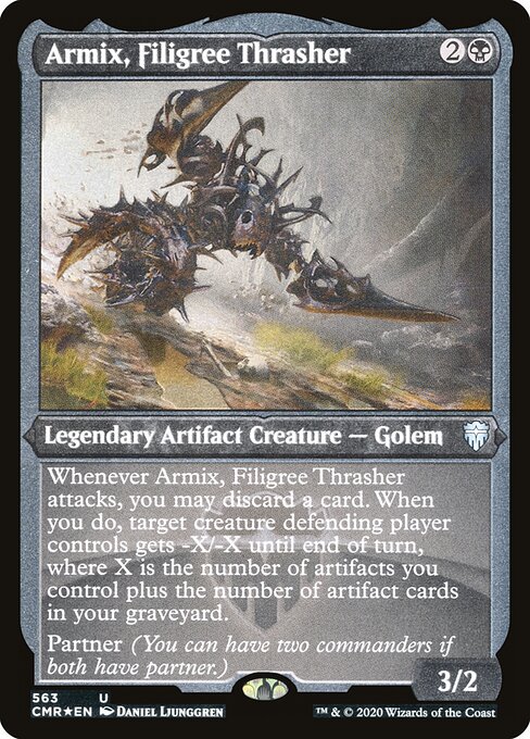 Armix, Filigree Thrasher — art by Daniel Ljunggren