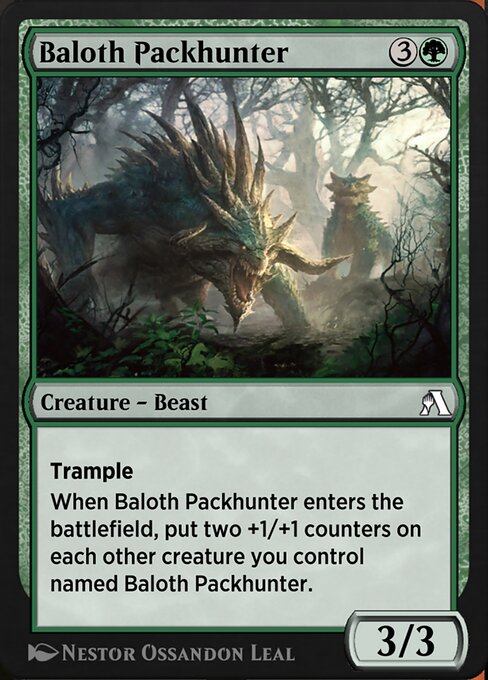 Baloth Packhunter — art by Néstor Ossandón Leal