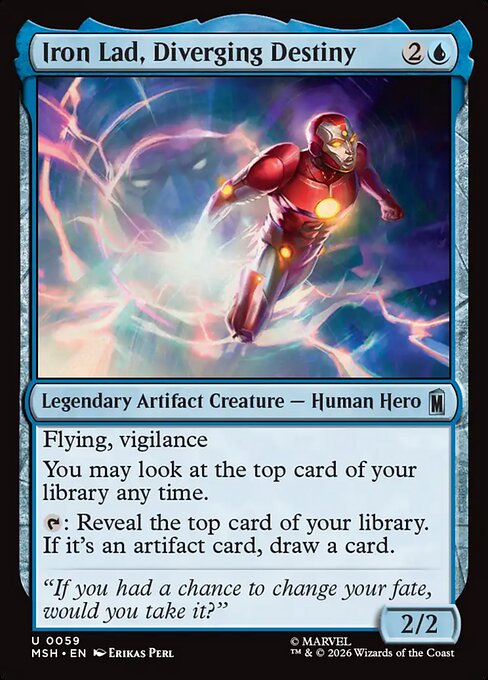 Iron Lad, Diverging Destiny — art by Erikas Perl