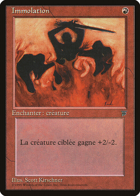 Immolation — art by Scott Kirschner