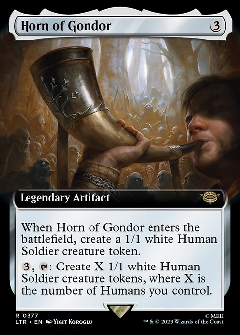 Horn of Gondor — art by Yigit Koroglu