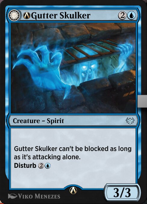A-Gutter Skulker // A-Gutter Shortcut — art by Viko Menezes