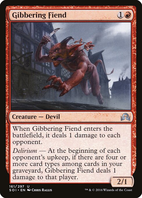 Gibbering Fiend — art by Chris Rallis