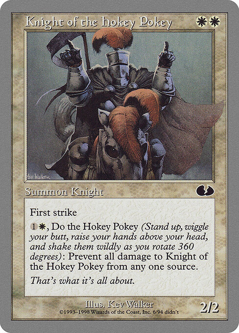 Knight of the Hokey Pokey — art by Kev Walker