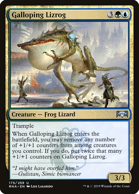 Galloping Lizrog — art by Lius Lasahido