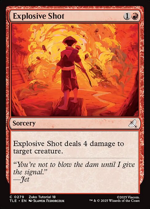 Explosive Shot — art by Slawek Fedorczuk