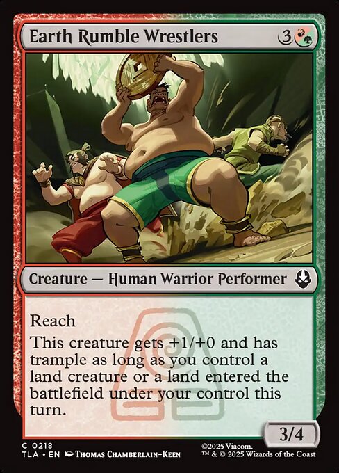 Earth Rumble Wrestlers — art by Thomas Chamberlain-Keen