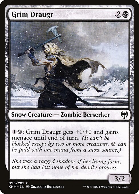 Grim Draugr — art by Grzegorz Rutkowski