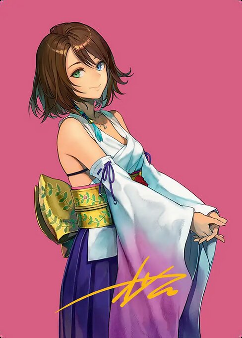 Yuna, Hope of Spira // Yuna, Hope of Spira — art by osamu