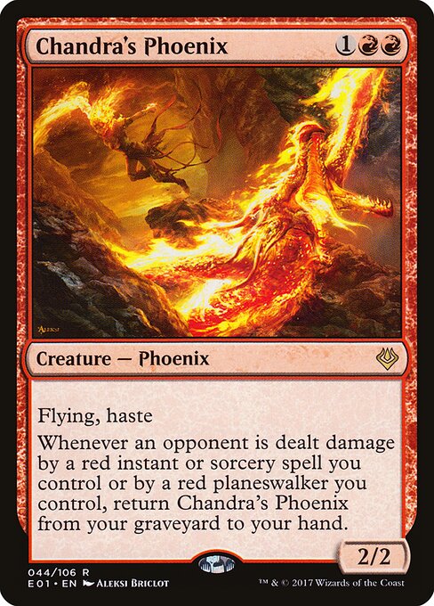 Chandra's Phoenix — art by Aleksi Briclot