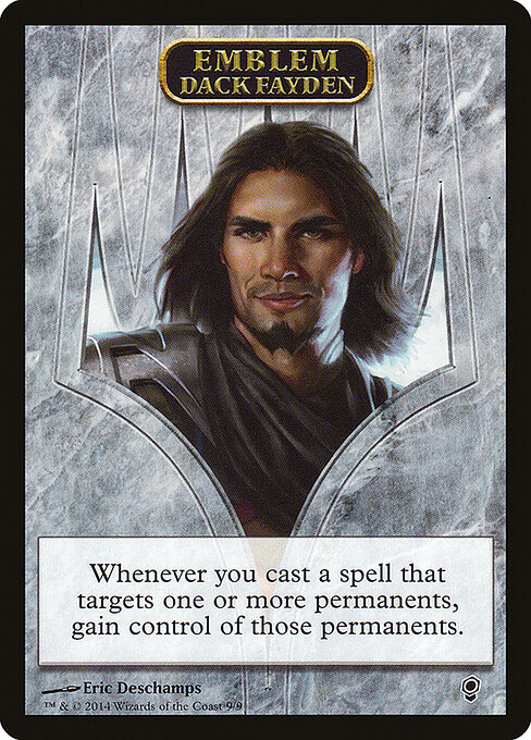 Dack Fayden Emblem — art by Eric Deschamps