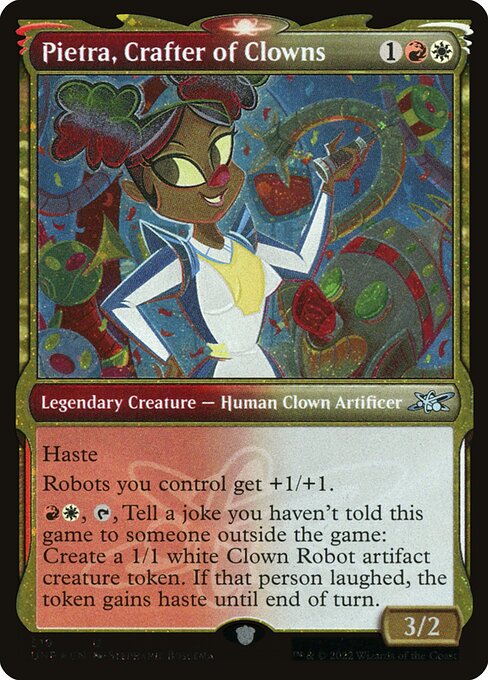 Pietra, Crafter of Clowns — art by Stephanie Buscema
