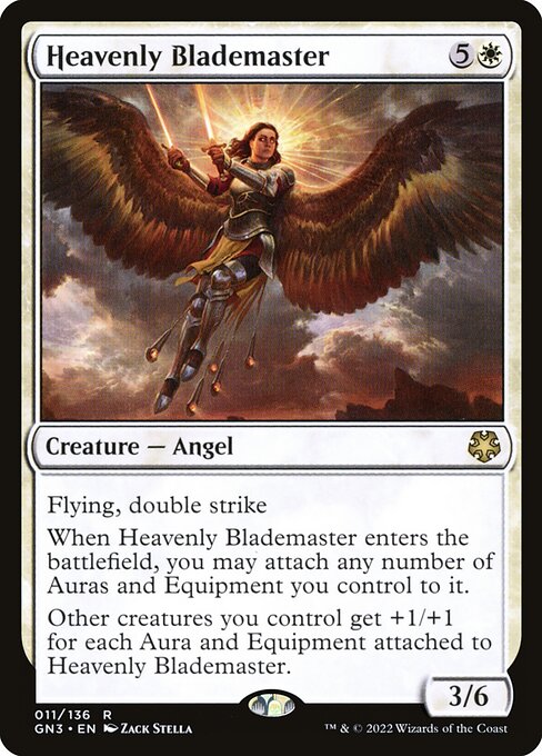 Heavenly Blademaster — art by Zack Stella