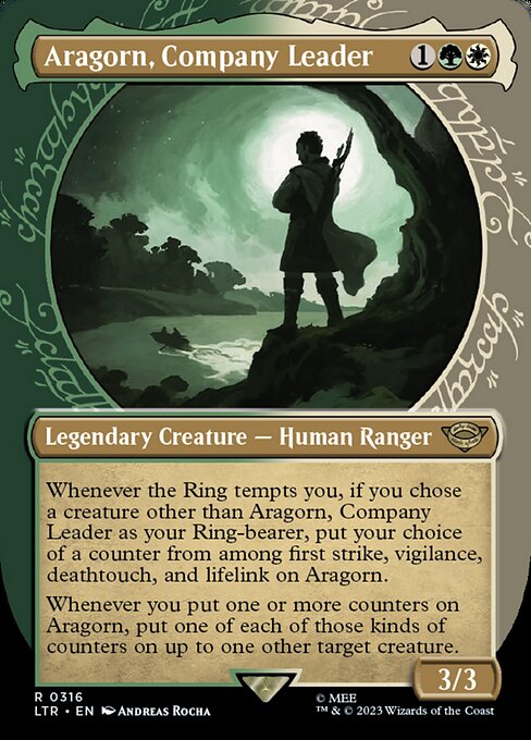 Aragorn, Company Leader — art by Andreas Rocha