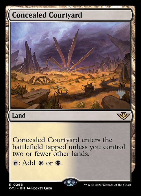 Concealed Courtyard — art by Rockey Chen