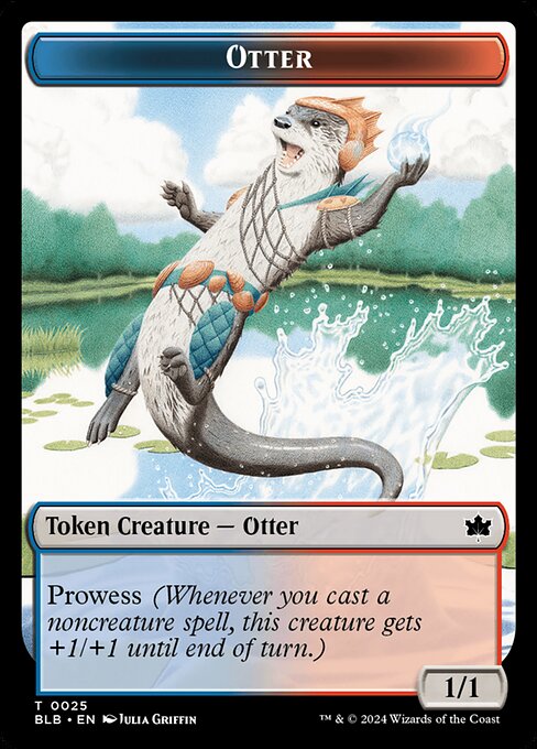 Otter — art by Julia Griffin
