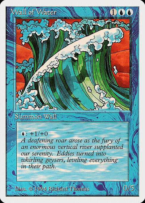 Wall of Water — art by Richard Thomas