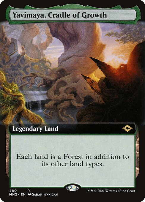 Yavimaya, Cradle of Growth — art by Sarah Finnigan