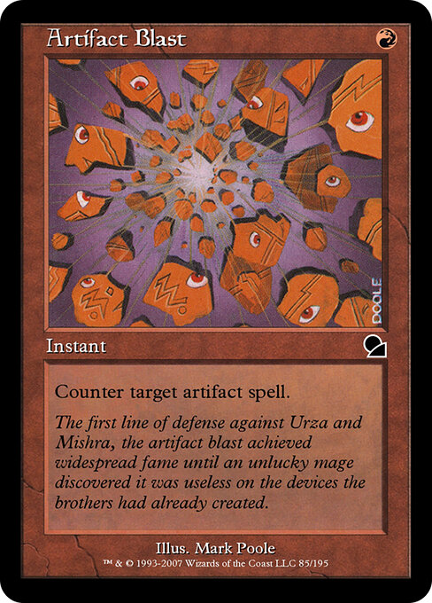 Artifact Blast — art by Mark Poole