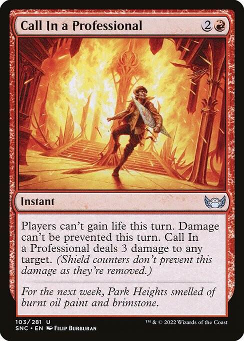 Call In a Professional — art by Filip Burburan
