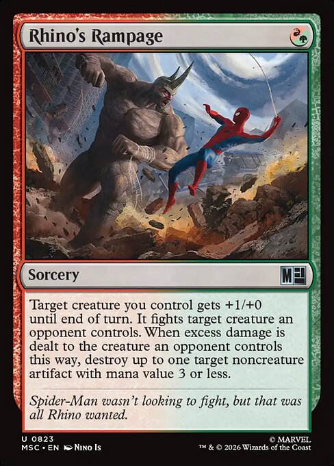 Rhino's Rampage — art by Nino Is