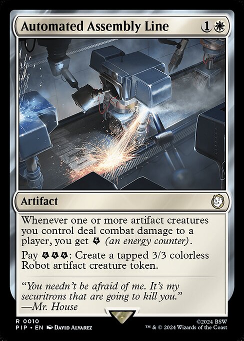 Automated Assembly Line — art by David Álvarez