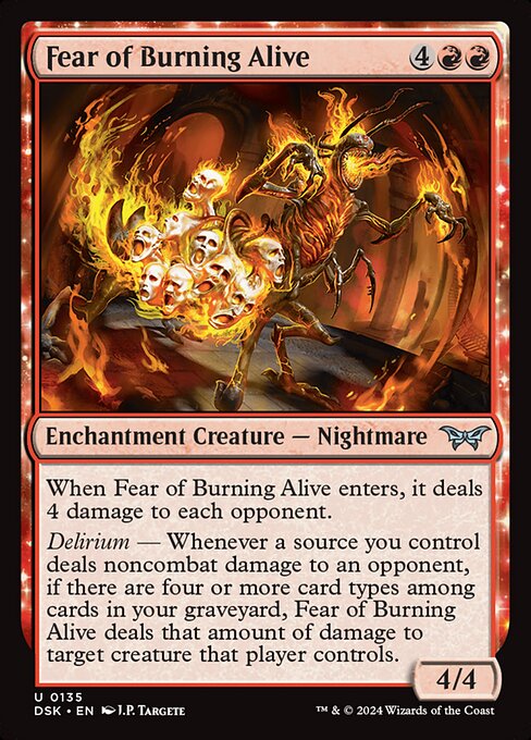 Fear of Burning Alive — art by J.P. Targete