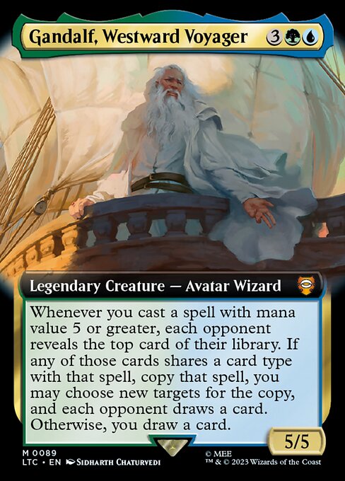 Gandalf, Westward Voyager — art by Sidharth Chaturvedi